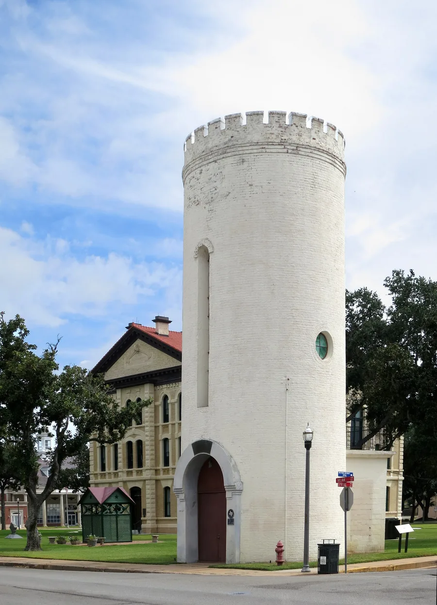 The 1883 water tower, now the War Memorial Museum