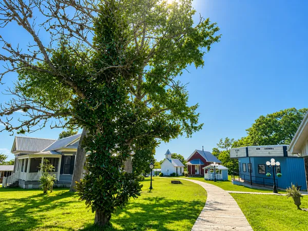 Main street under the big oak